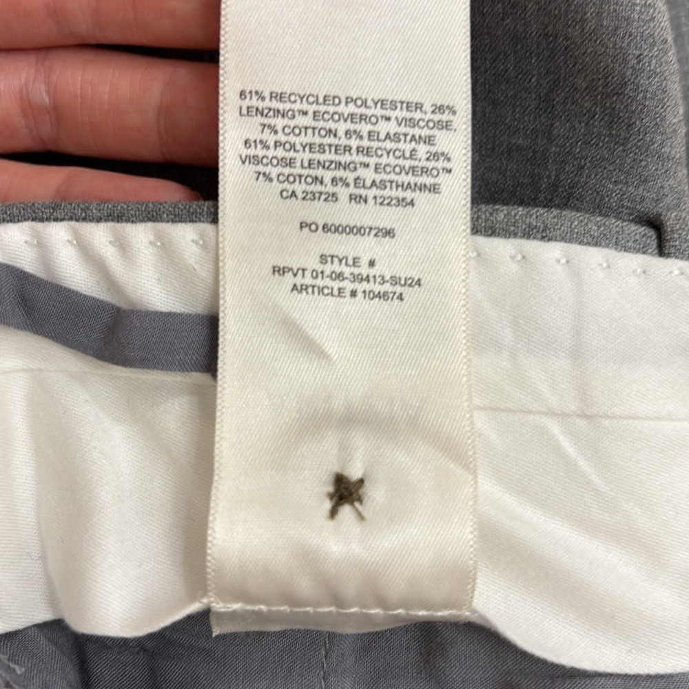 Aritzia Babaton Spotlight Cargo Gray Pant Size 10 - Picture 11 of 11